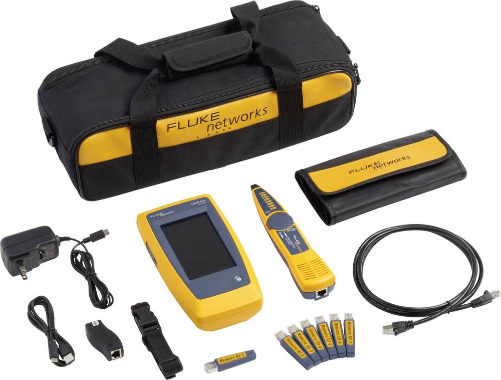 Fluke Networks LIQ-DUO-KIT-H6-EU Kabel, réseau et WiFi Tester pour (