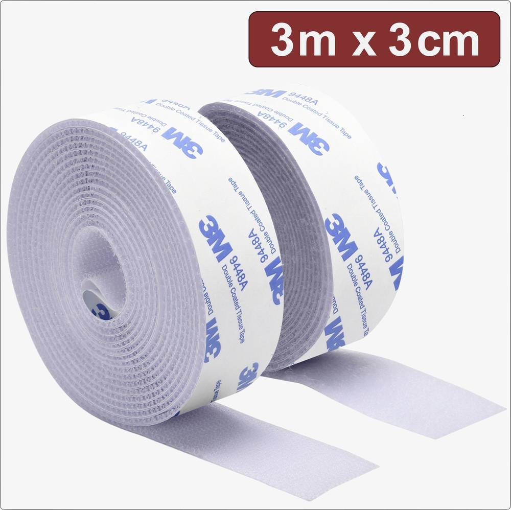 Quadrios 24CA324 Klettband to Aufkleben Haft- and Flauschteil (L x B)