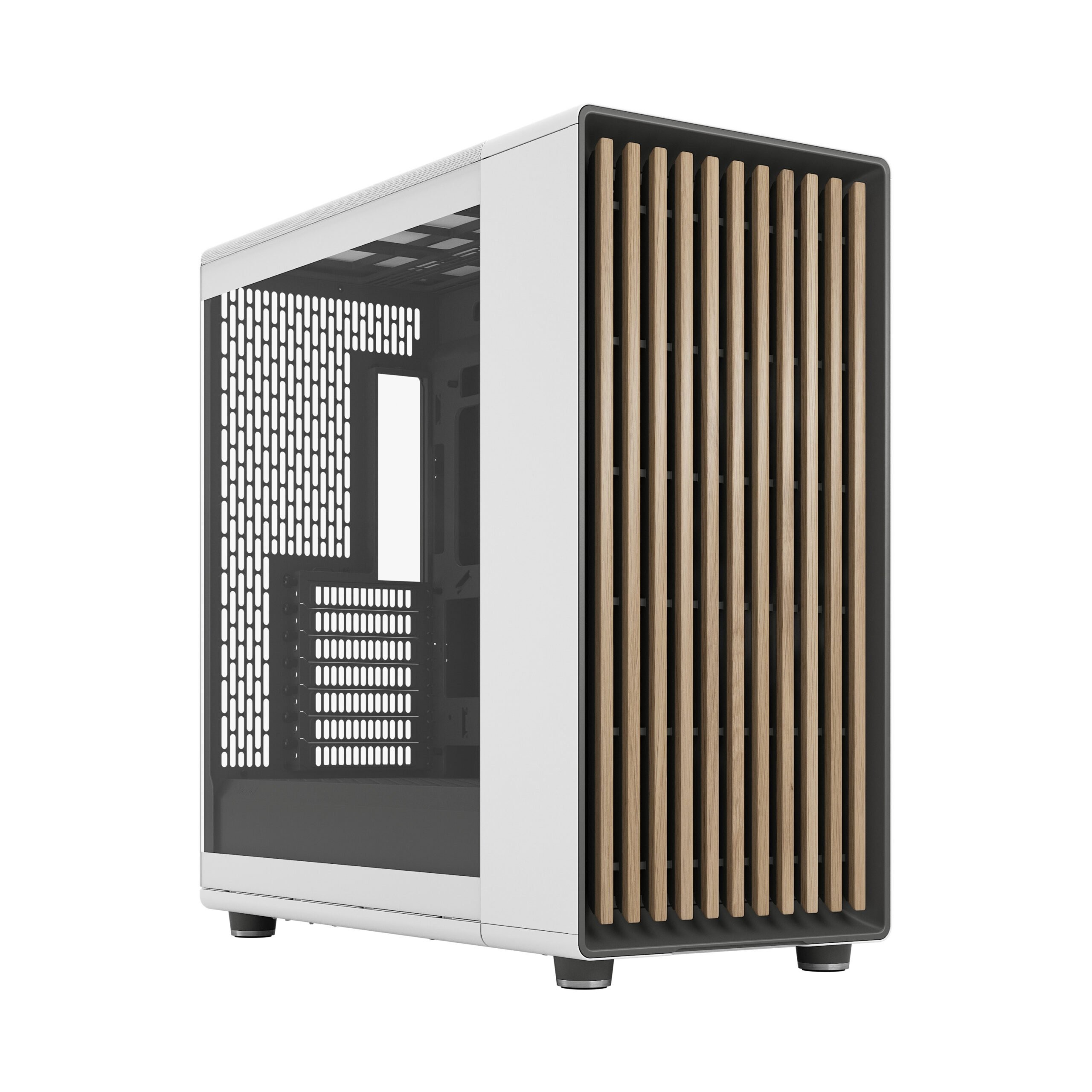Fractal Design PC Gehäuse North XL RC Chalk White E-ATX TG Clear wei