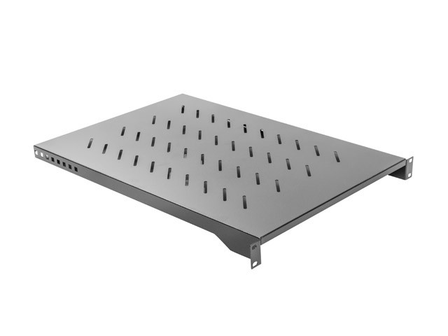 LANBERG 19" Fachboden 1U 483x700mm, max. 25kg, schwarz