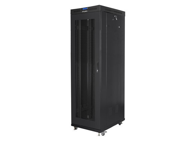 Lanberg FF01-6042-23BL étagère 42U Rack autonome Noir - Lanberg