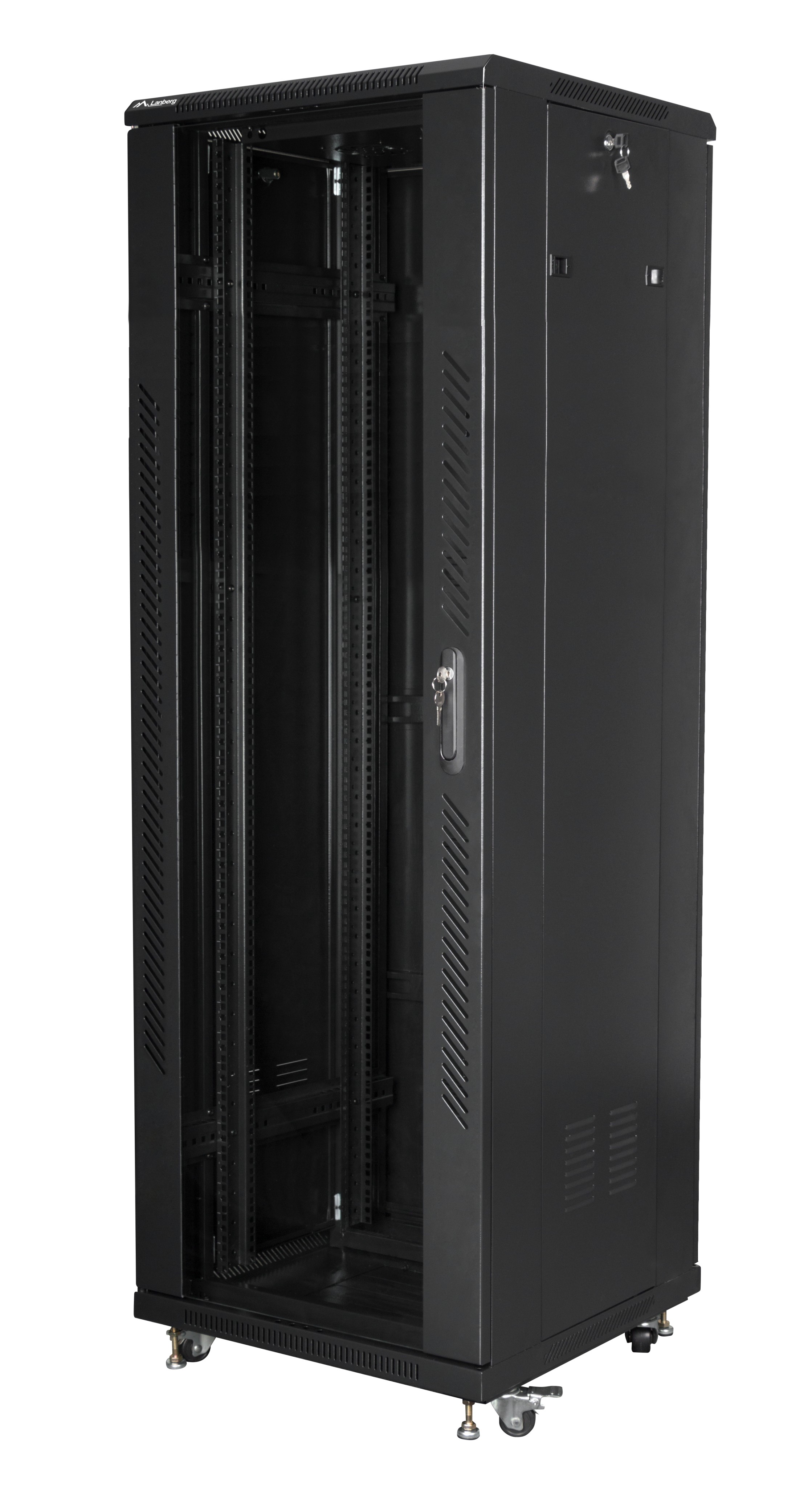Lanberg FF01-6637-12B étagère 37U Rack autonome Noir - Lanberg FF01-