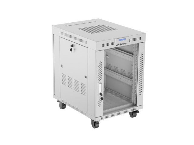 Lanberg FF01-6815-12SL étagère 15U Rack autonome Gris - Lanberg
