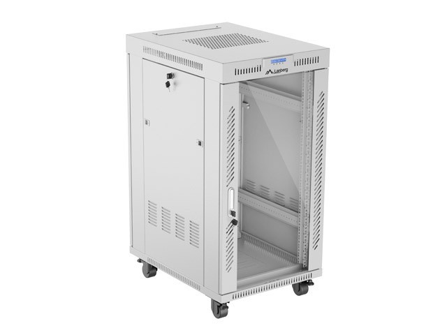 Lanberg FF01-6822-12SL rack cabinet 22U Freestanding rack Grey -