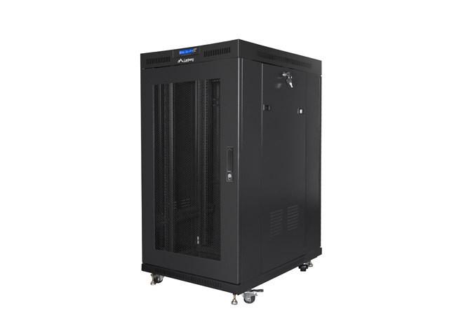 Lanberg FF01-8022-23BL rack cabinet 22U Freestanding rack Black -