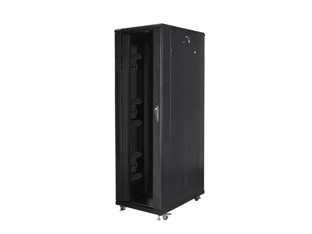 Lanberg FF01-8242-12B étagère 42U Rack autonome Noir - Lanberg FF01-