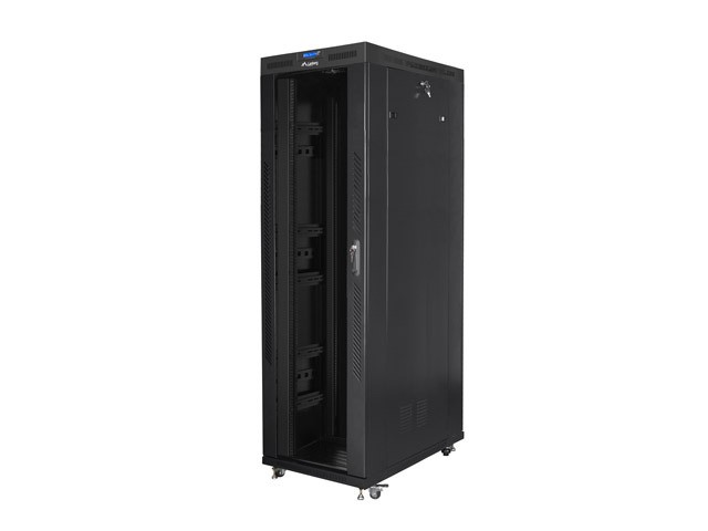 Lanberg FF01-8242-12BL rack cabinet 42U Freestanding rack Black -