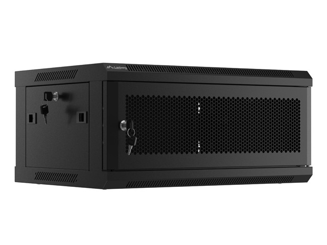 Lanberg WF01-6404-23B rack cabinet 4U Wall mounted rack Black -