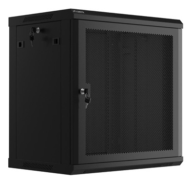 Lanberg WF01-6412-23B rack cabinet 12U Wall mounted rack Black -