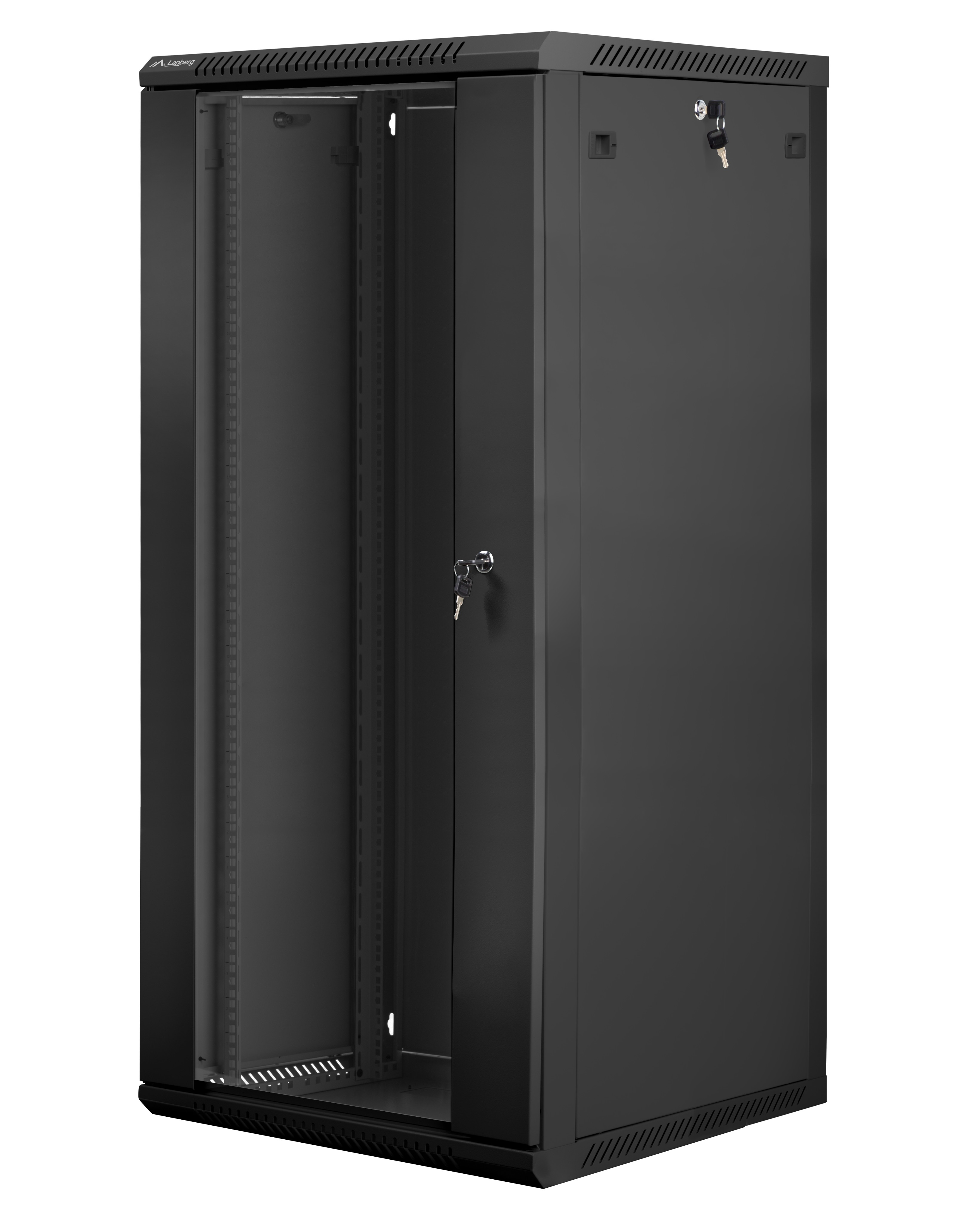 Lanberg WF01-6627-10B rack cabinet 27U Wall mounted rack Black -