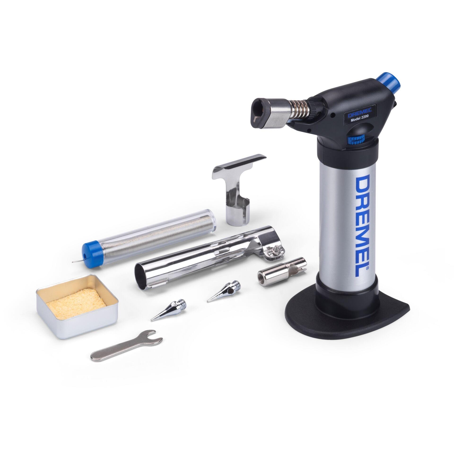 Dremel 2200-5 Versaflame Gaslöt-Set Heißgasdüse, Lötspitze 550 -