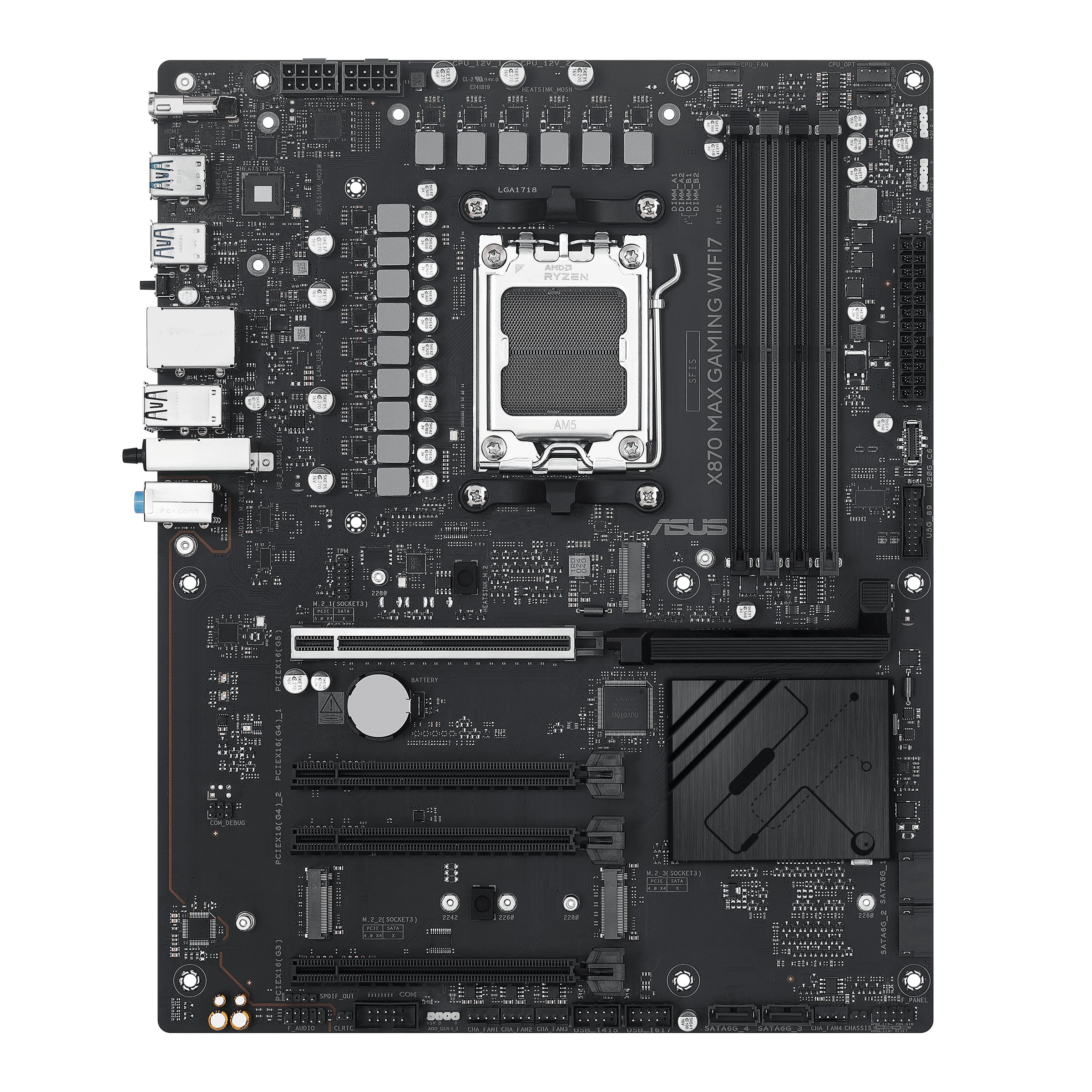 ASUS X870 MAX GAMING WIFI7 AMD X870 Socket AM5 ATX - ASUS X870 MAX