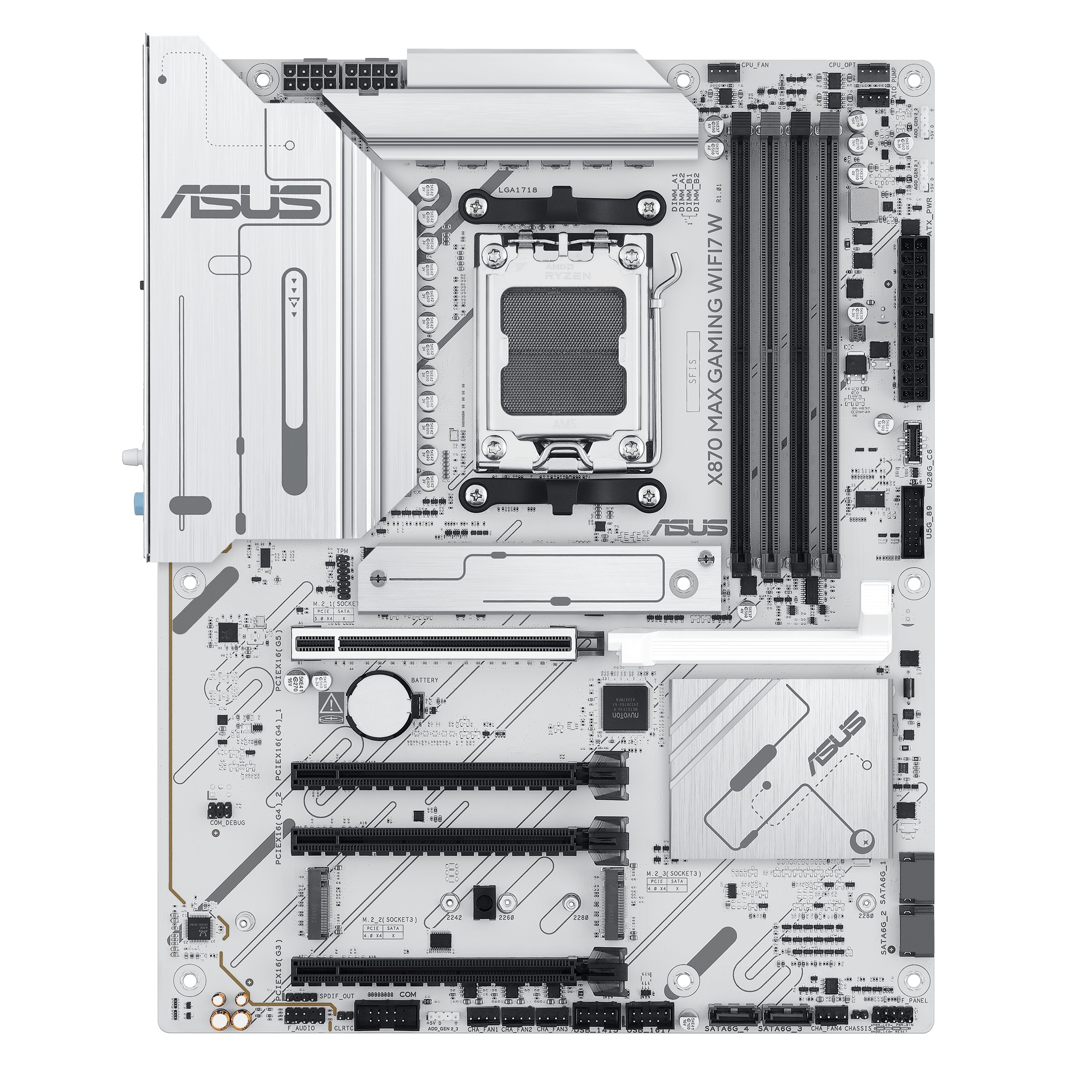 ASUS X870 MAX GAMING WIFI7 W AMD X870 Socket AM5 ATX - ASUS X870 MAX