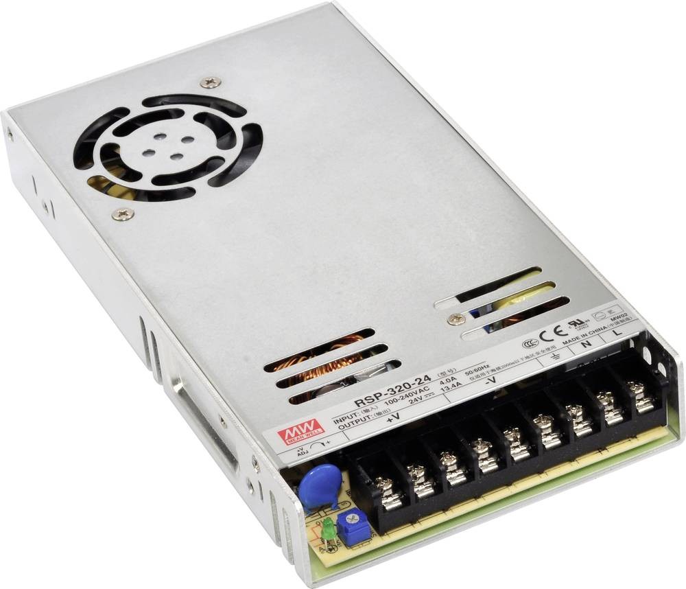MEAN WELL RSP-320-5 power adapter/inverter 320 W - MEAN WELL RSP-320-