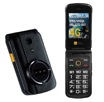 AGM M8 FLIP 7.11 cm (2.8") 162 g Black - AGM M8 FLIP, Flip, Dual SIM,