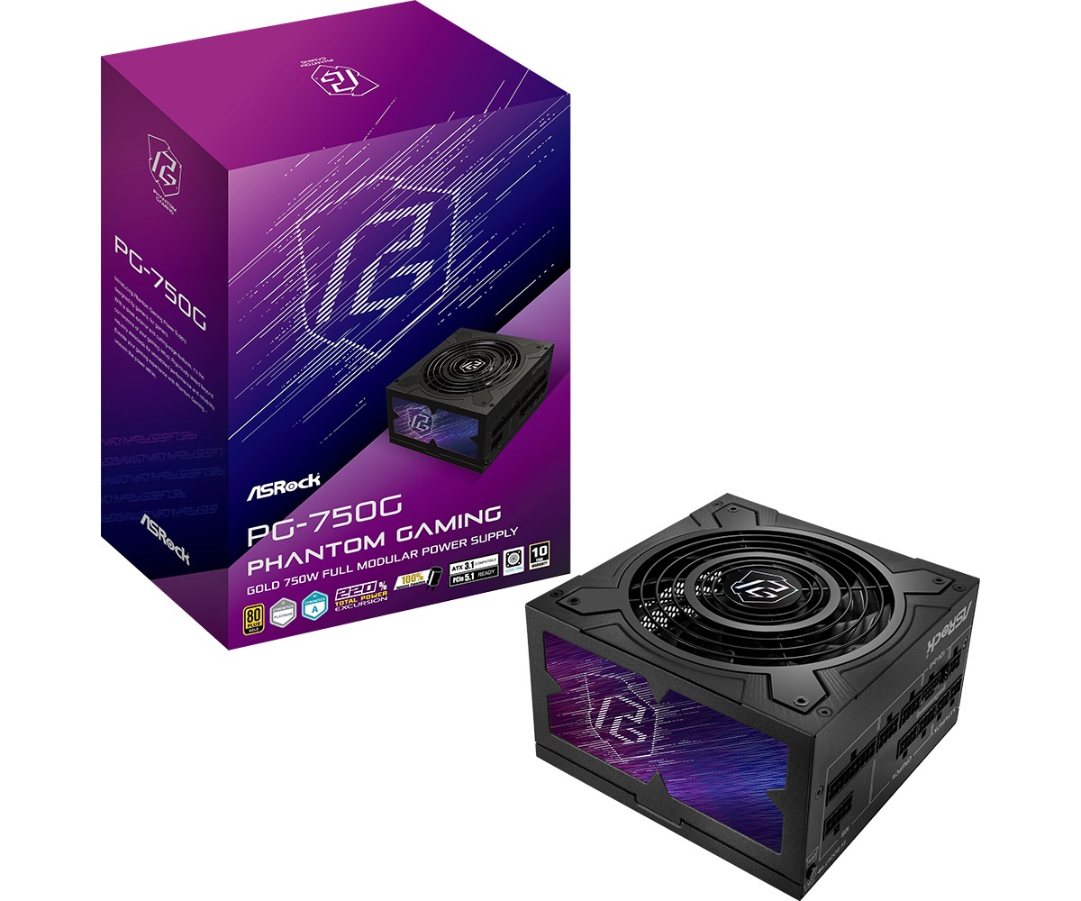 Asrock Phantom Gaming PG-750G unité d'alimentation d'énergie 750 W