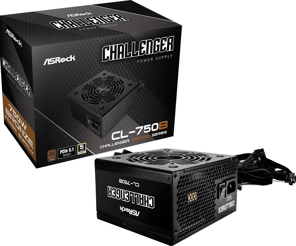 Asrock Challenger CL-750B power supply unit 750 W 20+4 pin ATX ATX