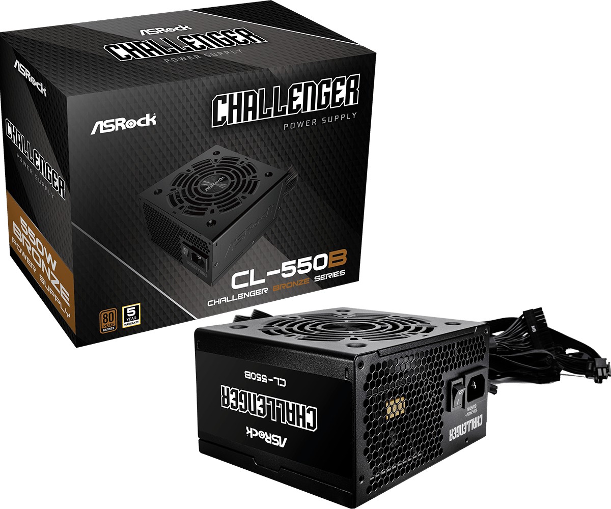 Asrock CL-550B Challenger power supply unit 550 W 20+4 pin ATX ATX
