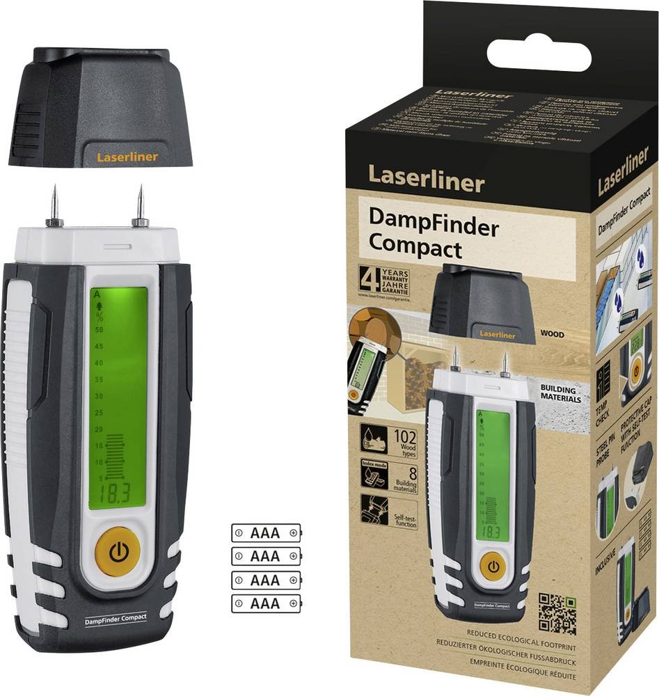 Laserliner DampFinder Compact - Laserliner DampFinder Compact, 2 °C,