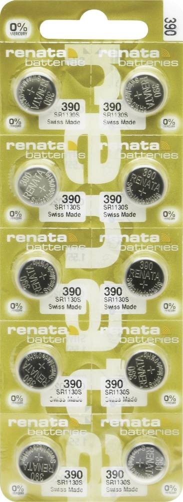 Renata button cell 390 10 St. 80 mAh