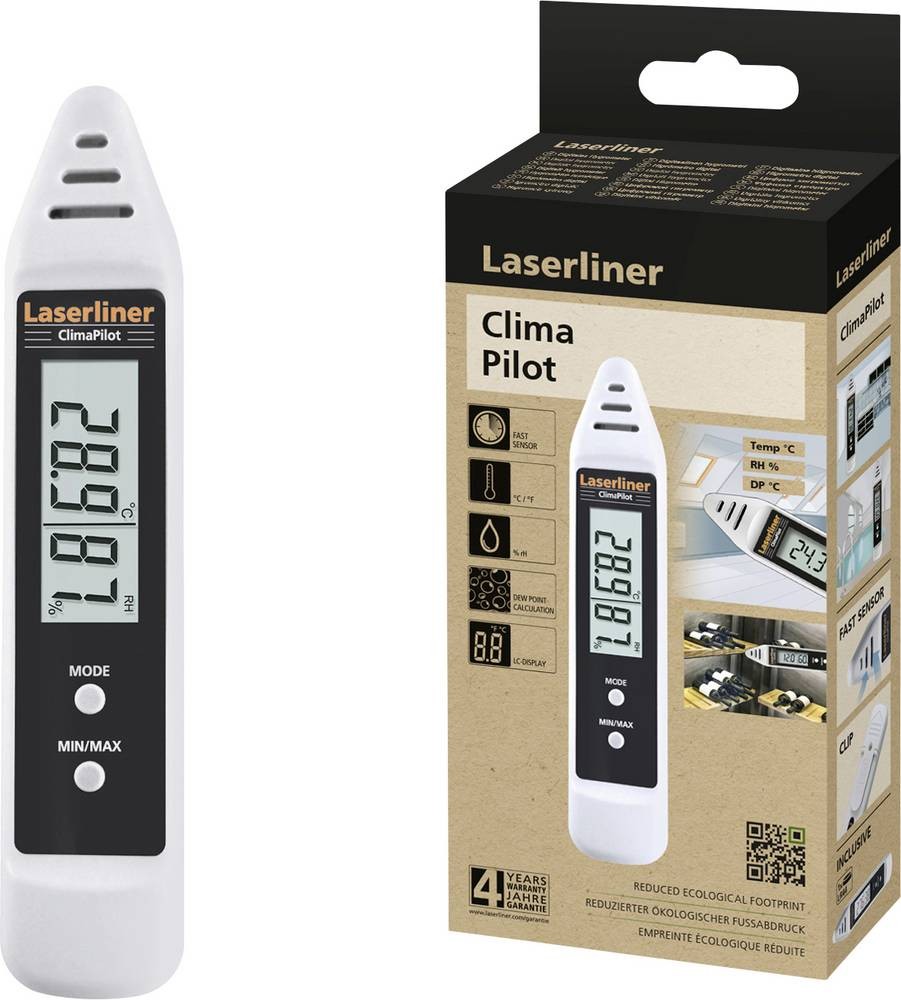 Laserliner ClimaPilot Luftfeuchtigkeits- and Temperaturdatenlogger
