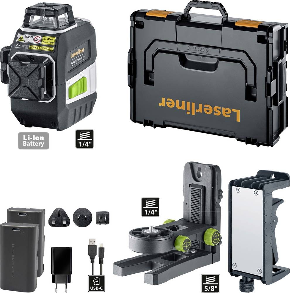 Laserliner MasterPlane-Laser 3G Pro 360°-Linienlaser