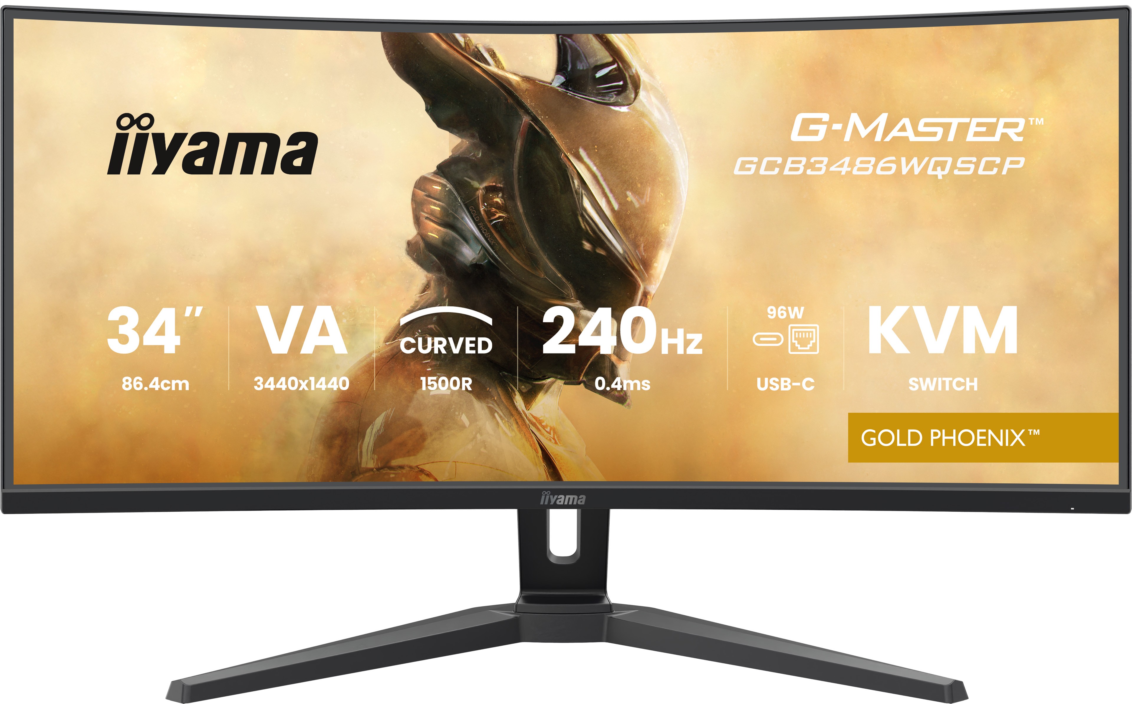 iiyama G-MASTER GCB3486WQSCP-B1 computer monitor 86.4 cm (34") 3440 x