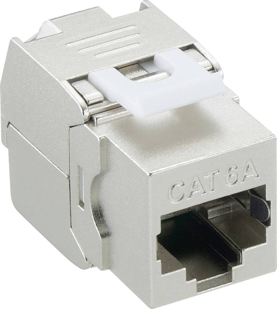Lumberg 2542 05 Modular-Einbaukupplung, Cat. 6a, 8p8c (RJ45), gerade