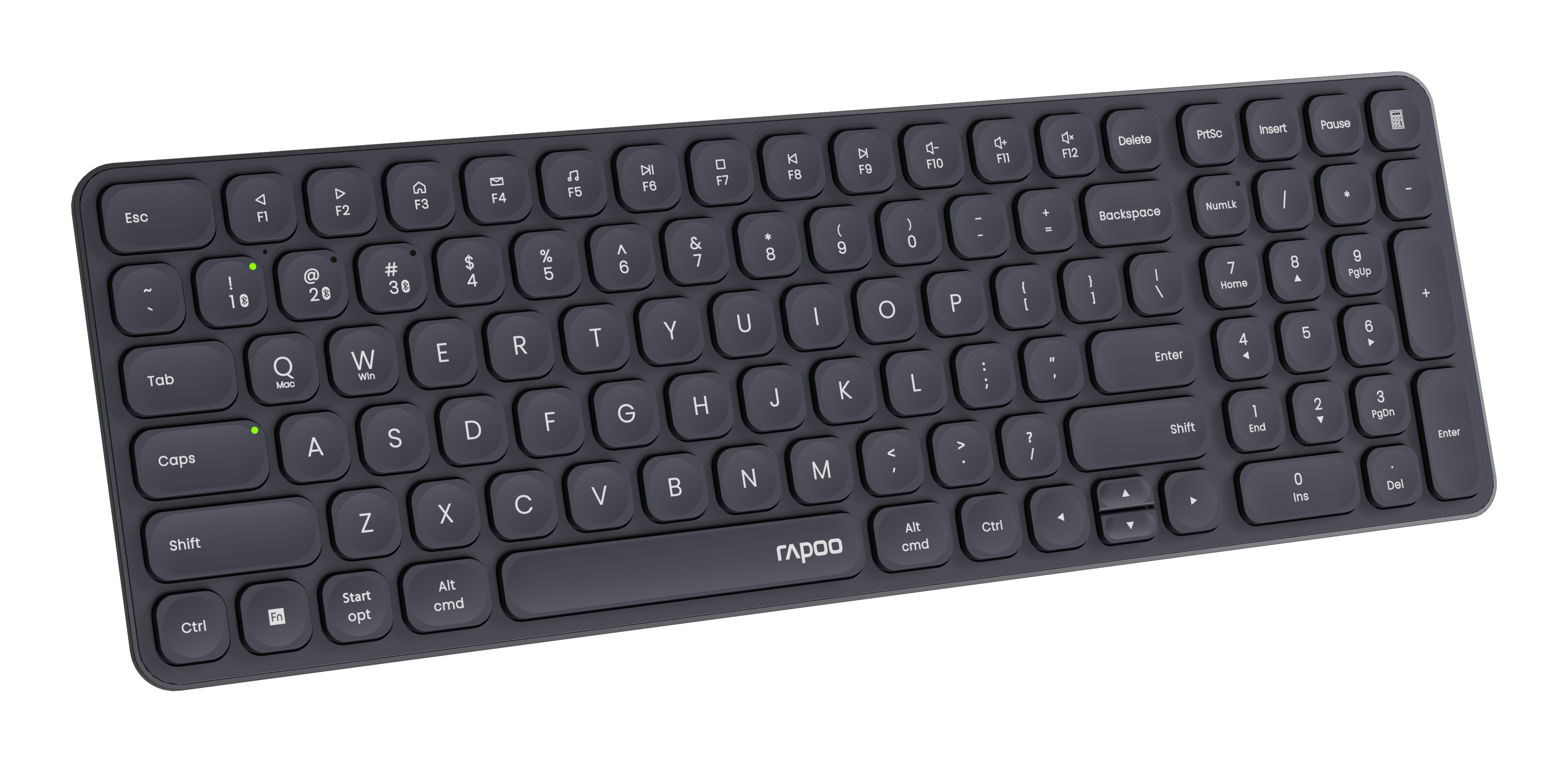 Rapoo E9310M keyboard Office RF Wireless + Bluetooth QWERTZ German