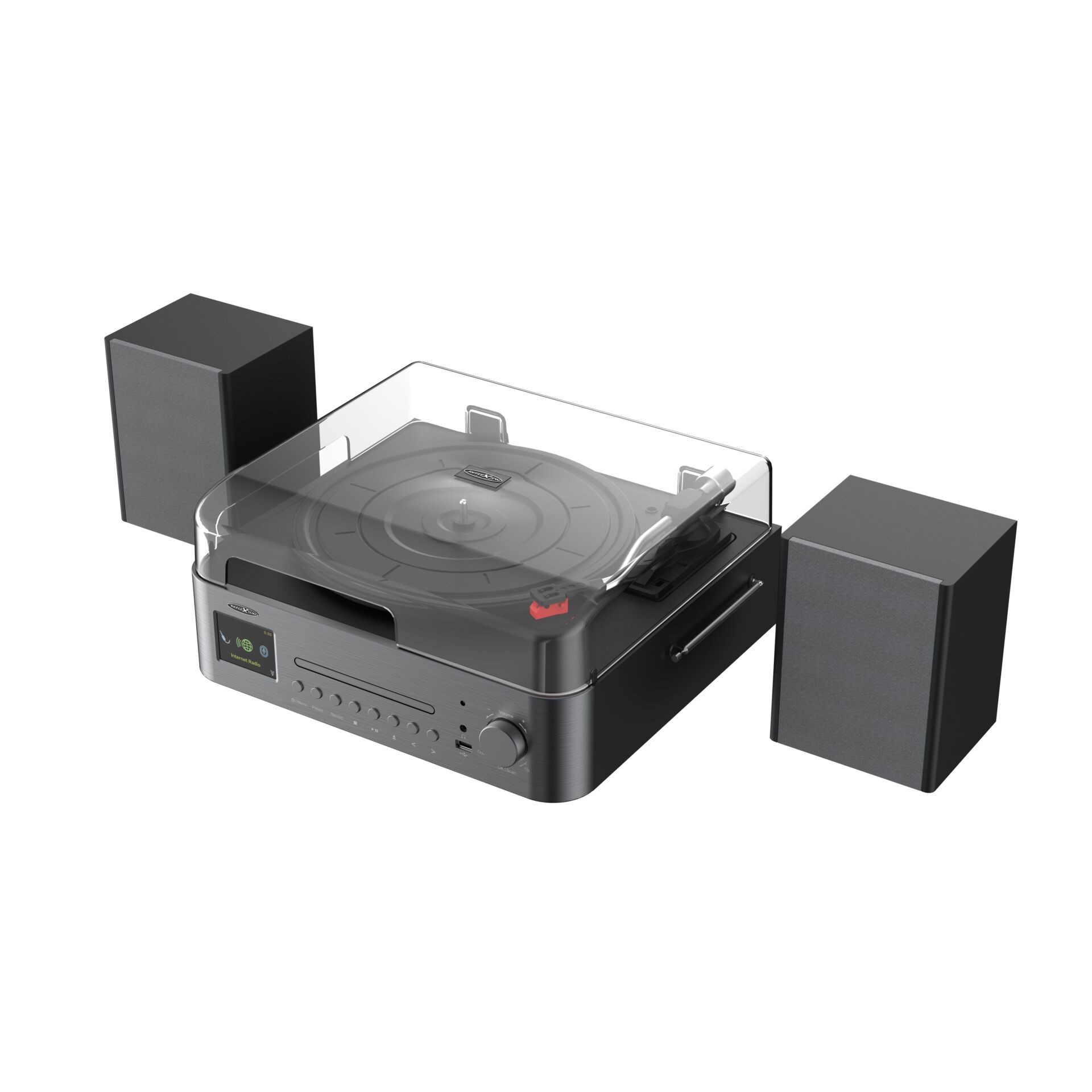 Reflexion Internetradio HiFi-Tuner black, brown DAB+, CD-Player,
