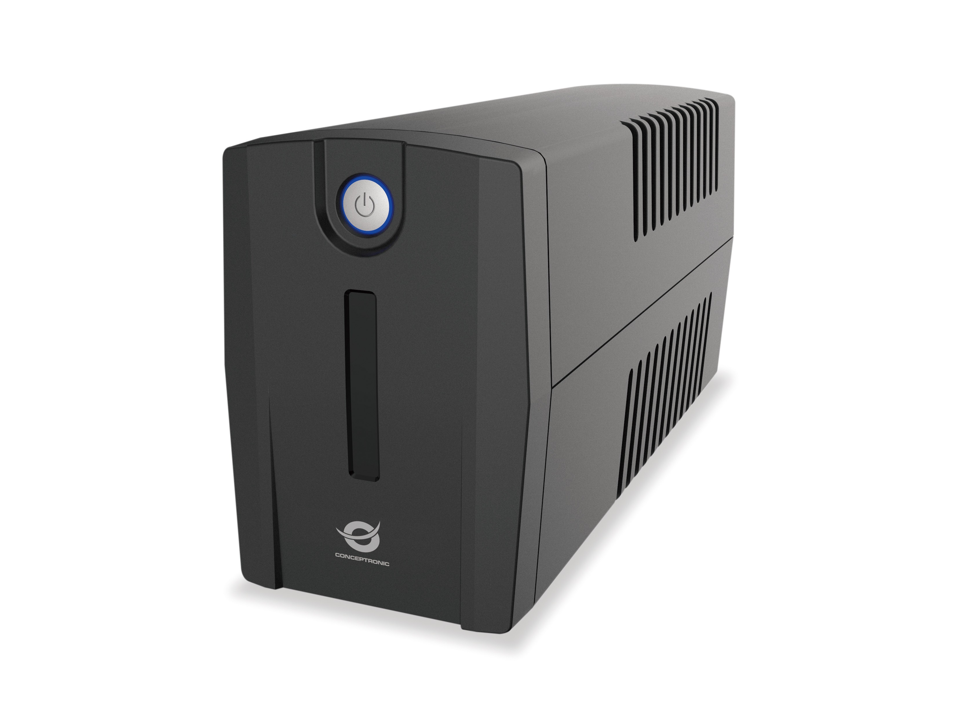 Conceptronic ZEUS01G 650VA 360W UPS, UK socket x 2, HID USB, RJ45 In/