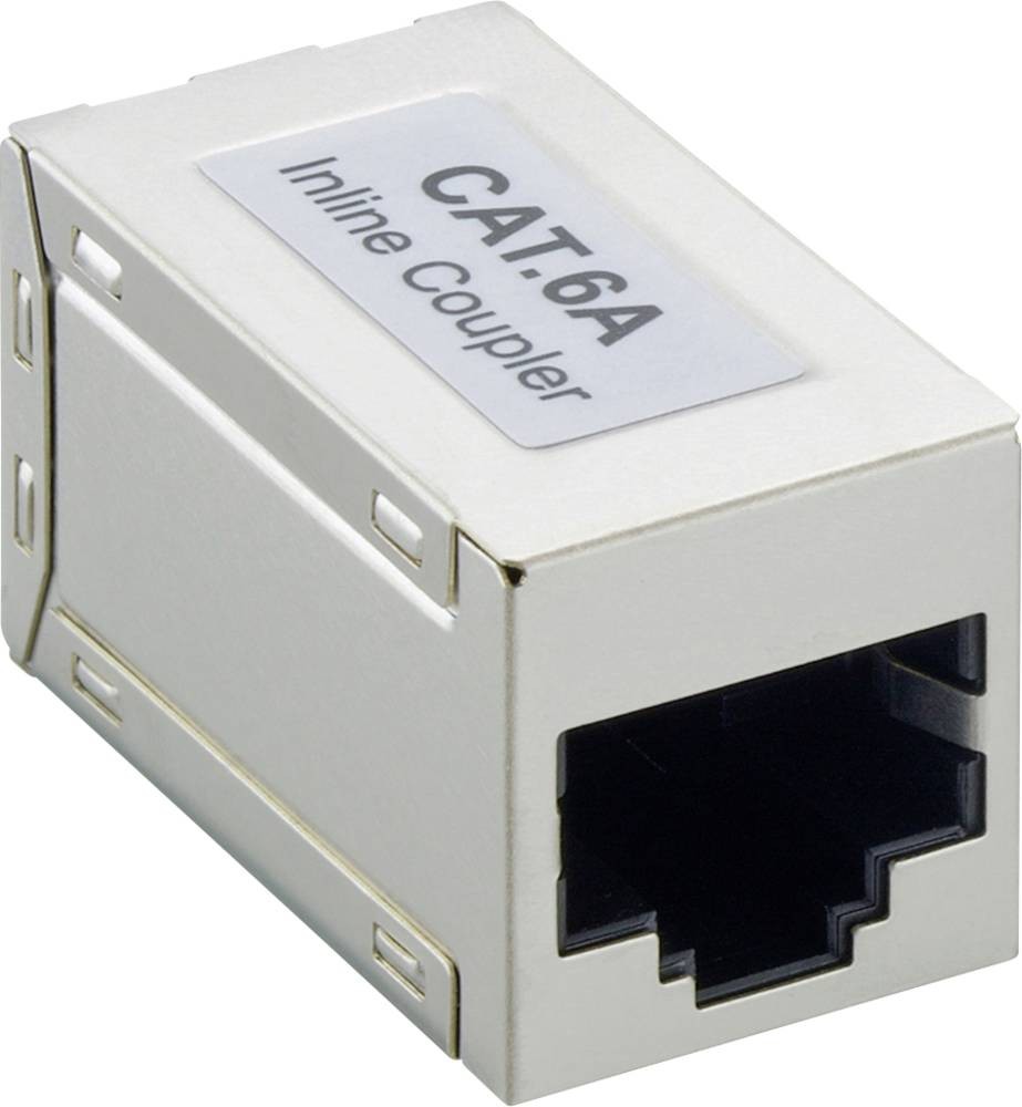 Lumberg 2542 04 Modulardoppelkupplung, Cat. 6a, 8p8c (RJ45), gerade