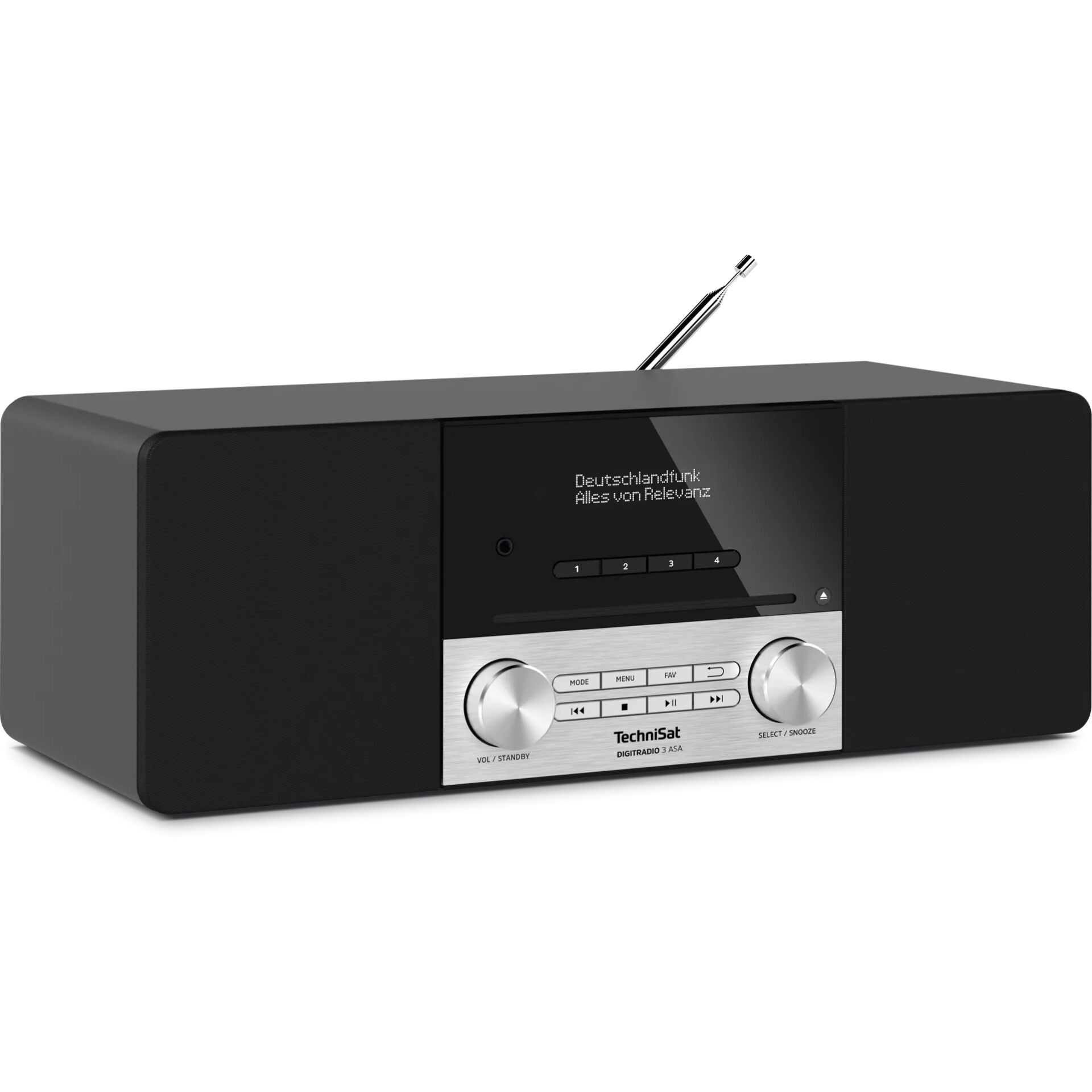 TechniSat DIGITRADIO 3 ASA Black, Silver - TechniSat DIGITRADIO 3 ASA,