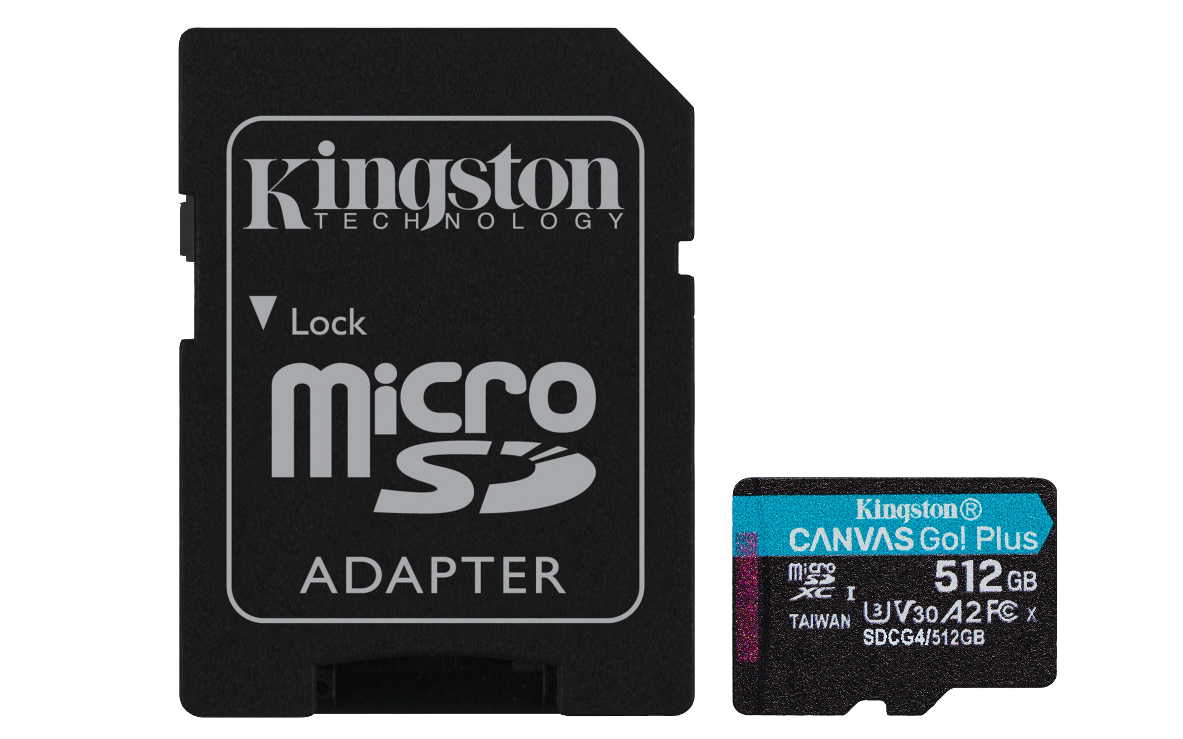 CARD Kingston 512GB microXC Canvas Go Plus Gen4 200MB/s A2 U3 V30