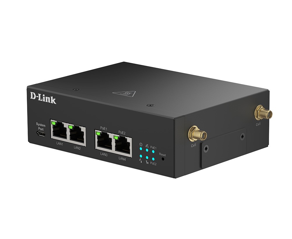 D-Link DWM-314-GP/B modem - D-Link DWM-314-GP/B, 2x RJ45, 2x RJ45 PoE,