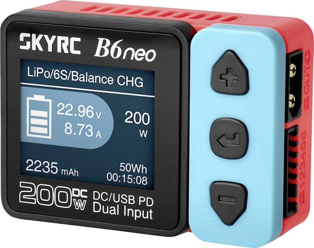 SKYRC B6neo Modellbau-Ladegerät 10A Blei, LiFePO, LiHV, LiIon, LiPo,