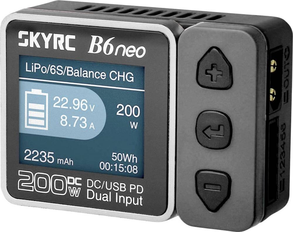 SKYRC B6neo Modellbau-Ladegerät 10A Blei, LiFePO, LiHV, LiIon, LiPo,