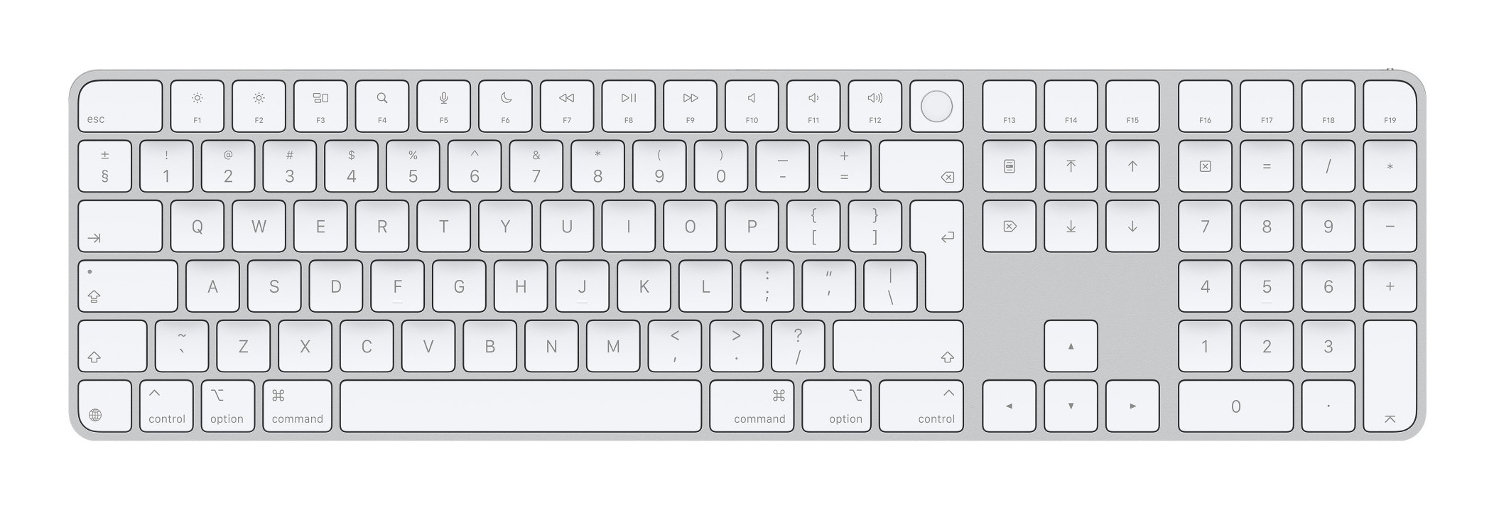 APPLE Magic Keyboard with Touch ID and Numeric Keypad for Mac models