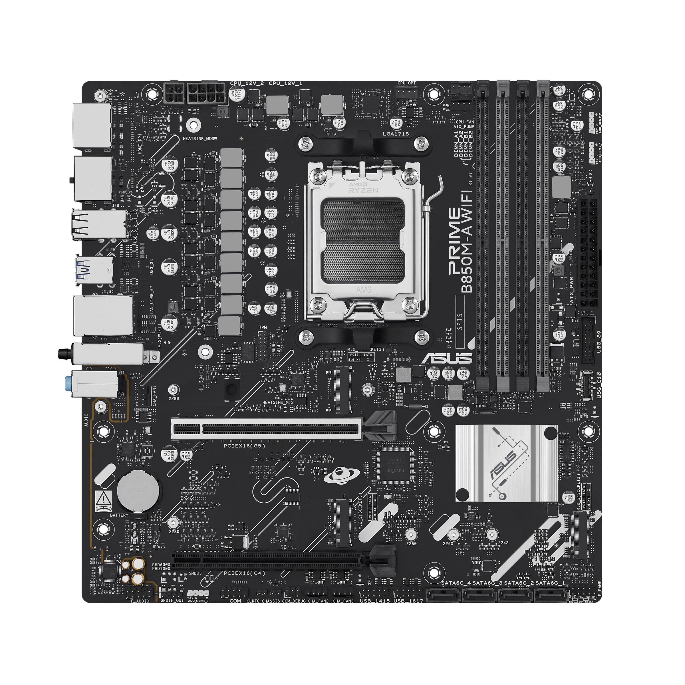 ASUS PRIME B850M-A WIFI AMD B850 Emplacement AM5 micro ATX - ASUS