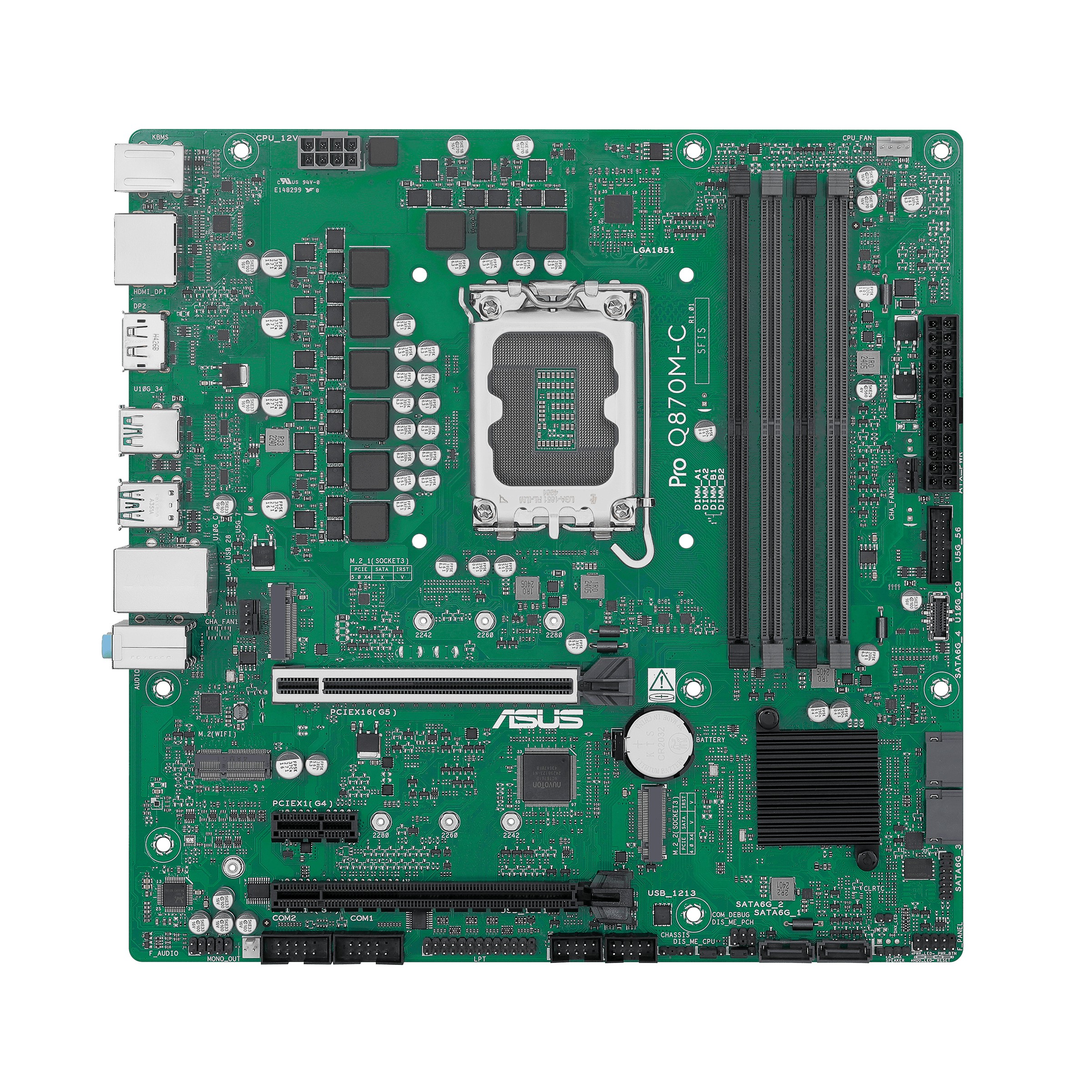 ASUS PRO Q870M-C-CSM Intel Q870 LGA 1851 (Socket V1) micro ATX -