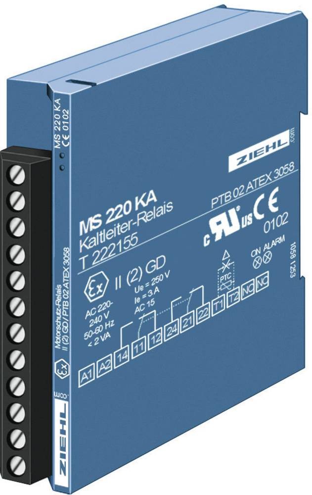 Ziehl MS 220 KA T222445.CO Auslösegerät Anzahl Relais-Ausgänge: 1