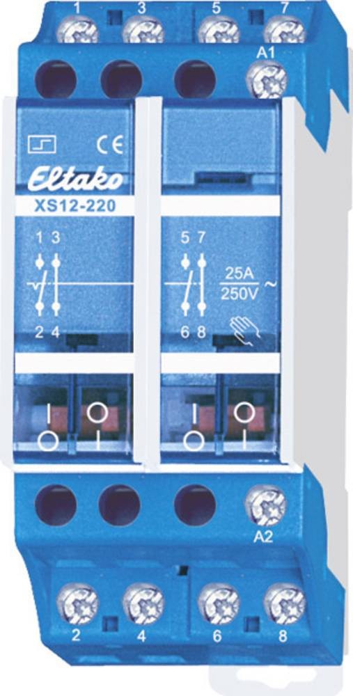 Stromstoß-Schalter Hutschiene Eltako XS12-220-230V 2 Schließer, 2 Ö