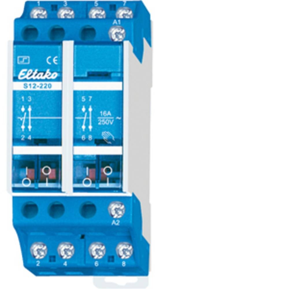 Stromstoß-Schalter Hutschiene Eltako S12-220-230V 2 Öffner, 2