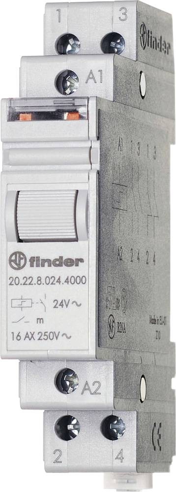 Stromstoß-Schalter Hutschiene Finder 20.28.9.024.4000 2 Schließer