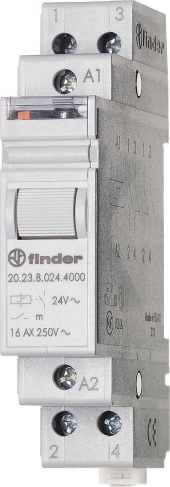 Stromstoß-Schalter Hutschiene Finder 20.23.8.024.4000 1 Öffner, 1