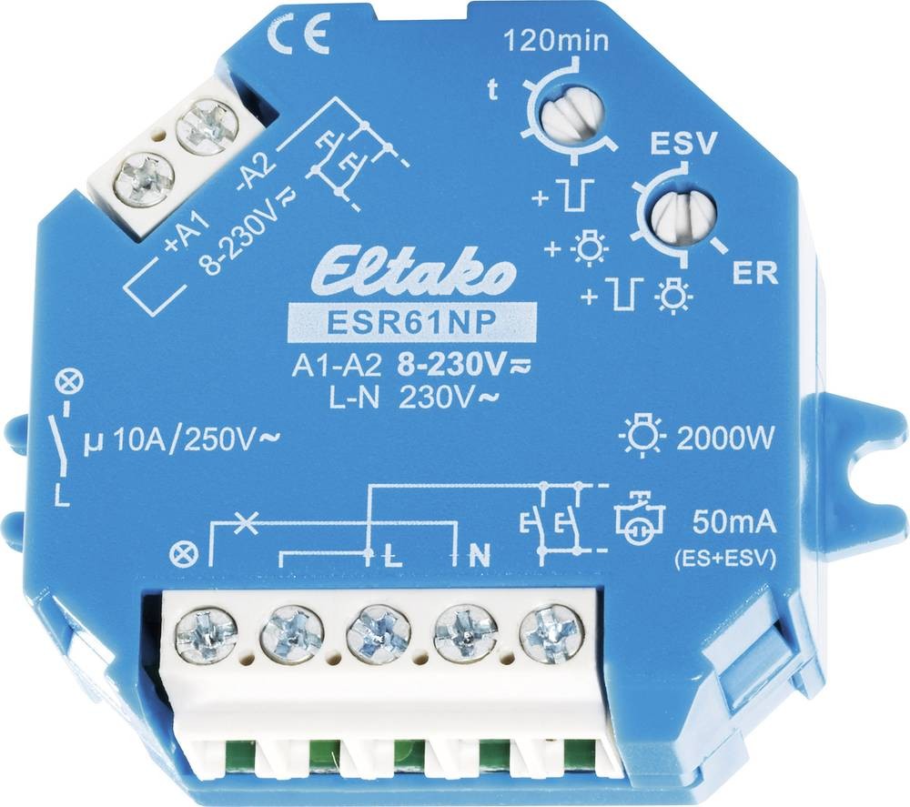 Eltako Stromstoßschalter 1S ESR61NP-230V+UC