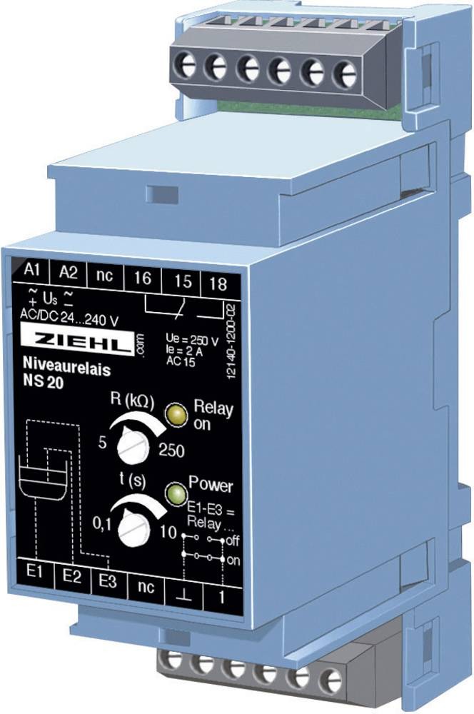 Ziehl NS 20V 223440.CO Steuerrelais Anzahl Relais-Ausgänge: 1
