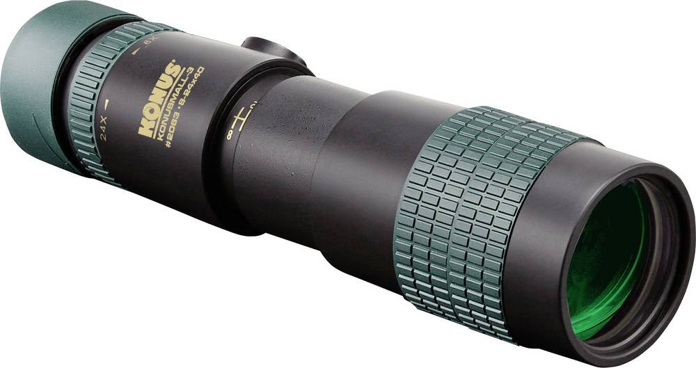 Konus Fernglas Konusmall-3 8-24x40 24 x 40mm Monokular Schwarz, Grün
