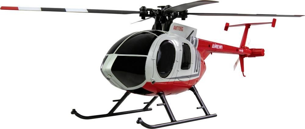 Amewi RC Helikopter MD500 Li-Po Akku 350mAh silber/rot