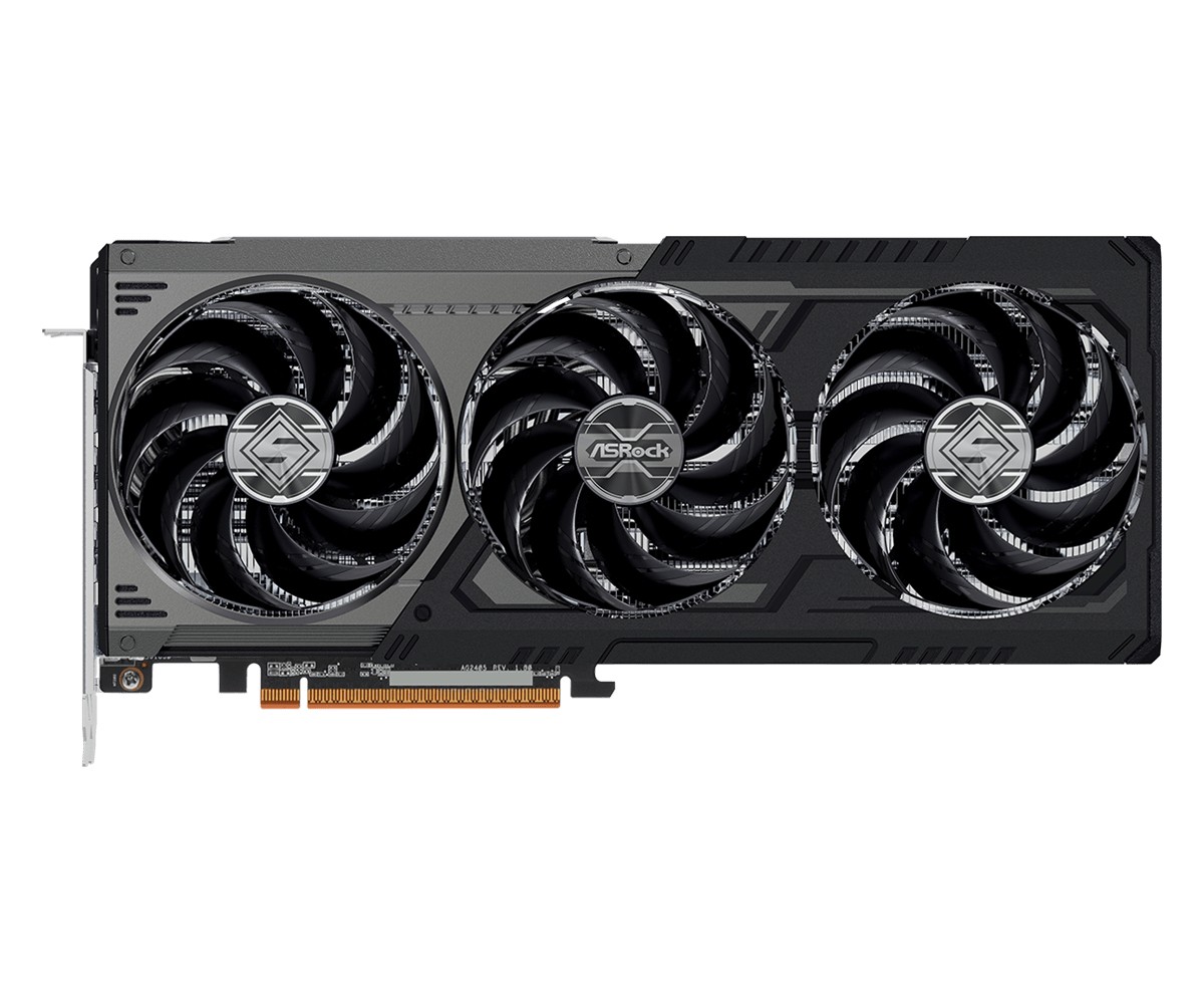 Asrock Radeon RX 9070 XT Steel Legend Dark AMD 16 GB GDDR6 - Asrock